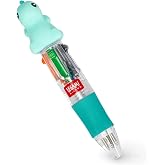 Legami - Mini Magic Rainbow, 4 renkli t&uuml;kenmez kalem, yeşil, mavi, turuncu, siyah, u&ccedil; 1 mm, ergonomik silikon sap, &ccedil;ap 2,3 cm