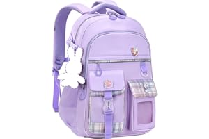 Amythe Plecak szkolny dla nastolatków, wodoszczelny, o ergonomicznym wzornictwie, modny plecak rekreacyjny dla dzieci, tornister szkolny do szkoły lub podróży