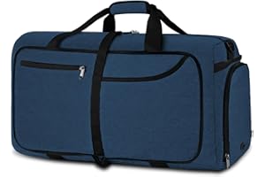 NEWHEY - Bolsa de Viaje Plegable para Hombre, Resistente al Agua, Grande, Ligera, para Camping, Senderismo, Plegable, 65 L, 80 L, 100 L, 120 L