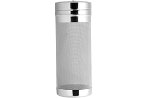 ZYYINI Filtr do leja do piwa, 300 mikronów, ze stali nierdzewnej, filtr Hop Spider Homebrew Hop, filtr do piwa, herbaty, czajnika