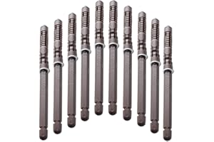 LZZNOM Schwebende Regalhalterungen – 10 Stück, strapazierfähig, unsichtbare Regalhalterungen mit Schrauben, DIY-Hardware, Jalousienstützen, Regale, 68 kg, Ø10 x 100 mm (10 Stück)