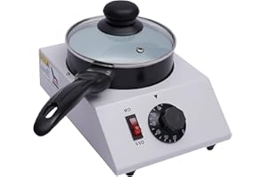 NIRU DiLiBee Temperatrice Macchina per Cioccolato 1,2 L Fuso Sciogli Cioccolata Melting Pot Melter con Padella in Ceramica 40W
