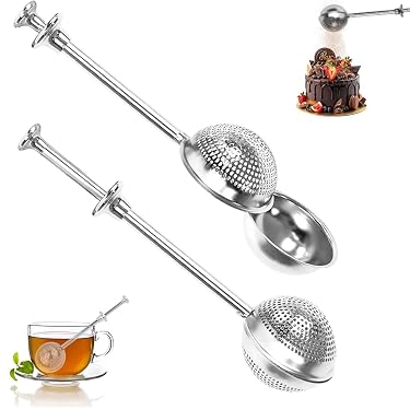 Colino Da Tè A Cucchiaio In Acciaio Inox - Infusore Per Tè In Foglie, Leggero E Facile Da Pulire