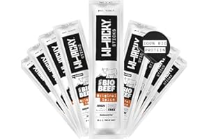 ‎WHACKY Whacky Bio Beef Sticks – Original Spice 9er Pack (9 x 32g) Protein Snack aus Rindfleisch – Salami Sticks ohne Zucker – Low Carb, für Fitness, Keto, Outdoor & Unterwegs – Pfeffer Geschmack