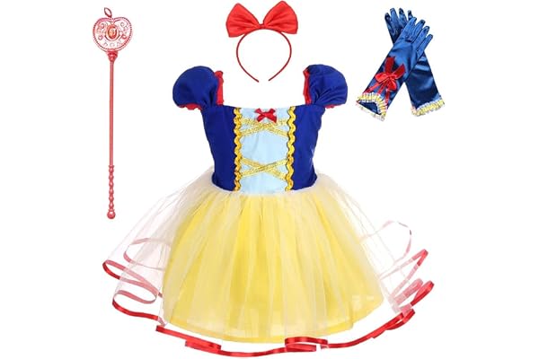 Lito Angels Petite Fille Princesse Costume Déguisement Robe Anniversaire Noël Fête Carnaval Cosplay Habillée