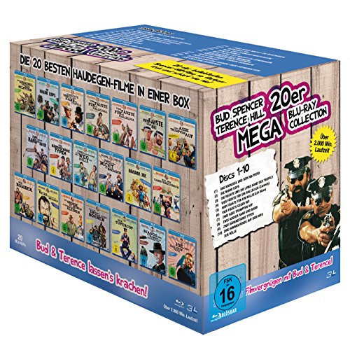Bud Spencer & Terence Hill - 20er Mega Blu-ray Collection (20 Discs) [Alemania] [Blu-ray]