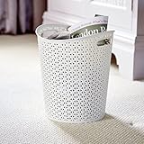 Curver My Style White Paper Bin 13 litre capacity - home, kitchen, office, bed room (Kitchen &amp; Home)