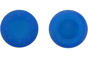 wortek Lot de capuchons de manette en silicone pour Sony PS5, PS4, PS4 Pro, PS3, PS2, Xbox One, Xbox One Series X, Xbox 360, Nintendo Switch, Nintendo Wii U Bleu