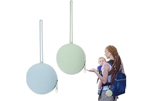 METALNUTS 2 boîtes à tétines en silicone sans BPA - Étui portable pour sucettes - Accessoire bébé pratique pour voyages