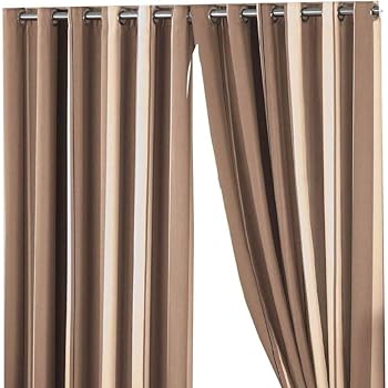 Curtains Brazil Striped Faux Silk Heather Purple Lined 46 X 90