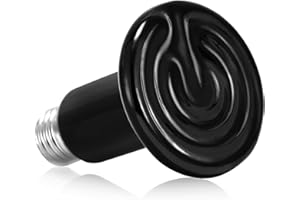 NEPTONION Keramik-Wärmestrahler – 100 W Reptilien-Wärmelampe, keine Glühlampe, zuverlässige und sichere Wärmelampe für Reptilien und Amphibien