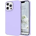 LOXXO® Microfiber Candy Case Compatible for iPhone 13 Pro Max Shockproof Slim Back Cover Liquid Silicone Case - Purple