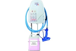 L2G - Centrale de Nettoyage Carénée - Coque en PVC Thermoformé - Conforme Normes HACCP - Livrée Avec Kit Raccordement + Support Bidon 5L + Pistolet + Tuyau 15m