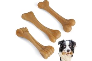 RUXAN Giocattoli Da Masticare Per Cani Indistruttibile Per Masticatori Aggressivi, Giocattoli Puzzle 3 In 1 Per Cani Resistenti Al Sapore Di Manzo