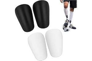 Sanfly 2 Pares De Mini Espinilleras De Fútbol. Espinilleras De Fútbol Antideslizantes Profesionales Protector De Entrenamiento De Fútbol Almohadillas para Piernas Bajas para Niños Niñas