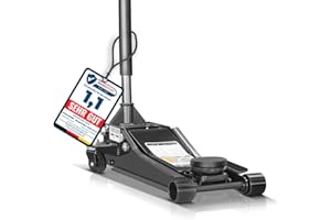 ‎STAHLWERK STAHLWERK Wagenheber WHF-75 ST mit 3 t Tragkraft, Doppelhubkolben und 75-500 mm Hubbereich extra Flacher Rangierwagenheber | Hydraulik-Wagenheber | Autoheber für Kfz Reifenwechsel