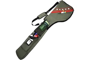 FINGER TEN Bolsa de transporte para golf Sunday para hombres y mujeres, ligera, con cremallera, impermeable, bolsa de transporte para palos de golf, bolsa de viaje de 49 pulgadas, capacidad para hasta