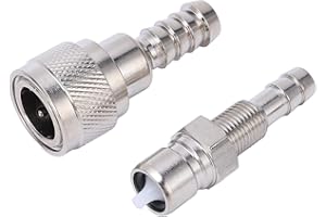 KIMISS Connettori Carburante 2 Pezzi Maschio e Femmina per Motori Fuoribordo Compatibili con e Altri Modelli