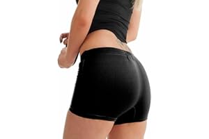 FASHION SPORTS DUDE Pantalones Cortos Lisos para Mujer, Pantalones Cortos para Mujer, Yoga, Fitness, Baile, Club, Pantalones Cortos