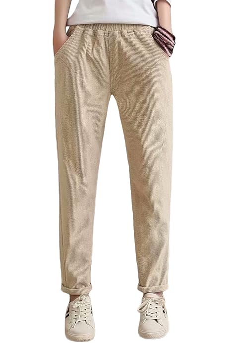 Pantalon Pana Mujer Pantalón De Pana Ancha Para Mujer Jxgelly