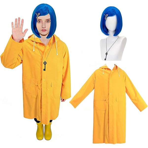 Terror Movie Coraline - Collana con ciondolo a forma di chiave per la madre, colore