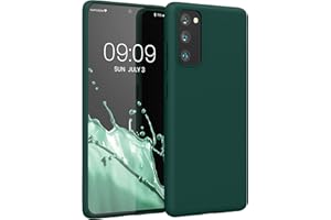 kwmobile Etui kompatybilne z Samsung Galaxy S20 FE - Miękka silikonowa osłona na telefon - zielona butelka