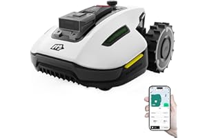 MAMMOTION YUKA Mini 500 Robotic Lawnmower without Boundary Cable, NetRTK+Vision, No RTK Antenna Required, Auto Mapping, Recommendation 500 m², with 4G Module, 50% Incline