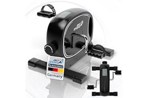 ‎JUSKYS Juskys Pedaltrainer Sportivo - leiser Heimtrainer, Fitnessgerät, Senioren, Armtrainer, Beintrainer, Mini Fahrrad für Zuhause