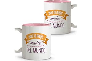 LolaPix Taza Mamá. Tazas Desayuno Originales. Taza Cerámica 330 ml. Regalos con Frases. Regalos para madres. Taza mejor madre