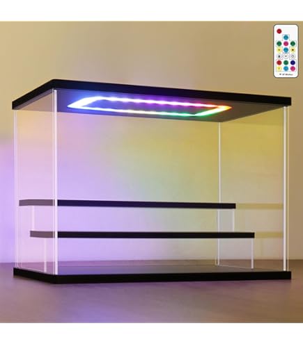 Acryl Vitrine Modellauto Acryl-Vitrine Für Modellautos 1/43 – Transparent, Staubdicht Mit Schwarzer Basis, Zur Präsentation Acryl Box