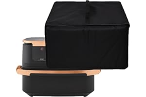 Amerbtech Housse pour friteuse à air résistante à la chaleur, imperméable à l'eau et à la poussière Housse de protection pour Ninja Foodi FlexDrawer Air Fryer AF500EU/ Dual Zone Air Fryer AF400EU