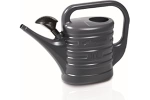 ‎BOTLE Konewka z głowicą prysznicową, 10 l, antracytowa, tworzywo sztuczne, konewka ogrodowa, rośliny, kwiaty