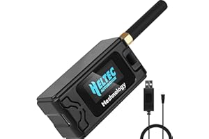 MESHNOLOGY ESP32 Lo Ra V3 - Placa de desarrollo + batería de 1100 mAh + funda + cable de carga USB - con antena de 915 MHz y dispositivos SX1262 Lo Ra V3 para Mesh Tastic Ar duino Lo Rawan IOT (versión N30, 4 en