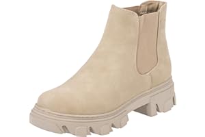 Palado Chelsea Boots Damen Paros - modische Stiefeletten für Frauen - bequeme Winterschuhe für Herbst & Winter - elegante Winterstiefel mit Absatz