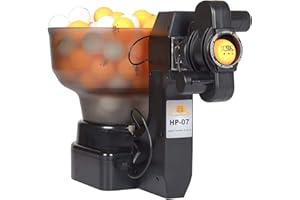 MaquiGra Automatic Ping Pong Ball Machine Robot Table Tennis for Training with 36 different spinning balls Capacity of 100 units balls