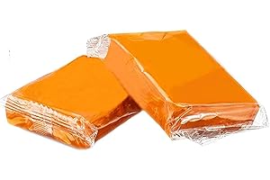 TIFEE Car Clay Bar 100g Detailing Clay Kit (2-Pack) - Removes Contaminants, Dirt, Overspray from Car, Motorcycle, Boat, Glass & Stainless Steel - Safe for Paint, Wheels & All Painted Surfaces,Orange
