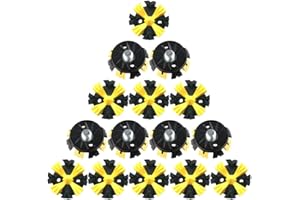 DARK HORSE MamimamiH 16 pcs pour Chaussures de Golf Crampons Crampons Stinger Petite Métal à Filetage pour Golf Chaussures de Sport