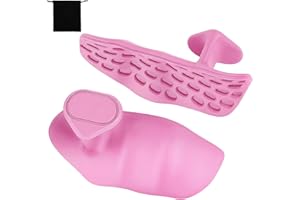 flintronic Gym Hand Grips, Gym Weight Lifting Grips, Anti-Slip Silicone Workout Grips, Fingerless Workout Gloves for Palm Protection, for Training and Exercise, Weight Lifting, Dumbbell, Deadlift