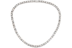 EnerCoppeX 3500 Gauss Pure Titanium Magnetic Therapy Necklace for Men and Women, Effective Arthritis Pain Relief Necklace, Medical Grade Magnetic Necklace (34 Magnets) (B)