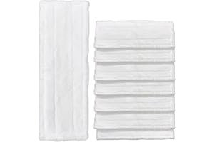 JINPHON Lot de 8 Serpillères Microfibre pour Karcher SC2 SC3 SC4 SC5, Lingettes de Rechange Compatibles EasyFix, Bonnette Lavable pour Nettoyeur Vapeur Sans Traces, Réutilisables, Karcher Accessoires