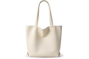 KALIDI PU Leather Tote Bag for Women Large Handbag for Women Lightweight Women's Totes Top-Handle Ladies Handbags for Work Travel School Shopping