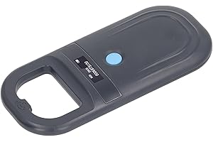 VIKYE Pet Dog Cat Microchip Reader, 134.2KHz ISO11784 Digits Animal Chip Registration RFID Microchips Scanner, Handheld Pet Chip ID Scanner