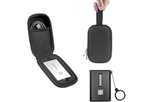 ZLIT Case for Samsung T7 Hard Drive,EVA Shockproof Waterproof Protective Carrying Case Fit for Samsung T7 Touch Portable SSD Hard Drive with Silicone Cover