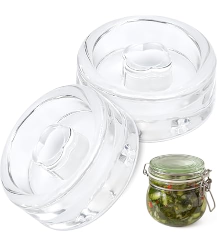 Lot De 3 Poids De Fermentation En Verre Avec Poignée - Pour Bocaux Mason Grands Diamètres Couvercle Fermentation Large Diamètre Lot De 3 Poids De Fermentation En Verre Avec Poignée - Pour Bocaux Mason Grands Diamètres Couvercle Fermentation Large Diamètre