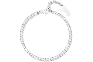 Brosway Bracciale Donna, Bracciale Tennis in Acciaio | Collezione Desideri - BEI080