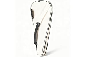 Alephnull Sac de tennis pour 2 raquettes de tennis - Double couche - Housse pour raquette de tennis - Housse légère et rembourrée - Pour raquette de tennis / badminton / squash
