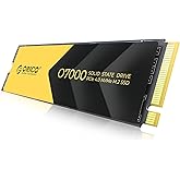 ORICO SSD 2TB PCIe Gen 4.0 x 4 NVMe M.2 SSD, fino a 7000MB/s, SLC Cache 3D NAND, Unità a Stato Solido Interno M2 2280 con Dis