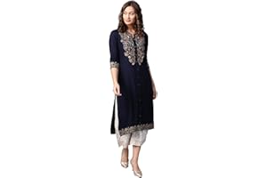 VASTRAGHAR Kurtis Set für Damen Indische Tunika Tops Baumwolle oder Rayon Kurta mit Palazzo Set Party Wear