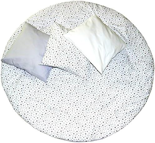 Babymajawelt® Padded Play Mat with 3 Cushions XXL, Play Mat, Door Mat Rug 120 cm Soft
