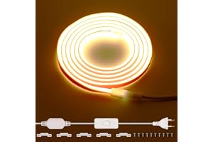 230V COB LED Remsa 2M, 288 Leds/m Superljus Hög densitet, IP65, 3000K